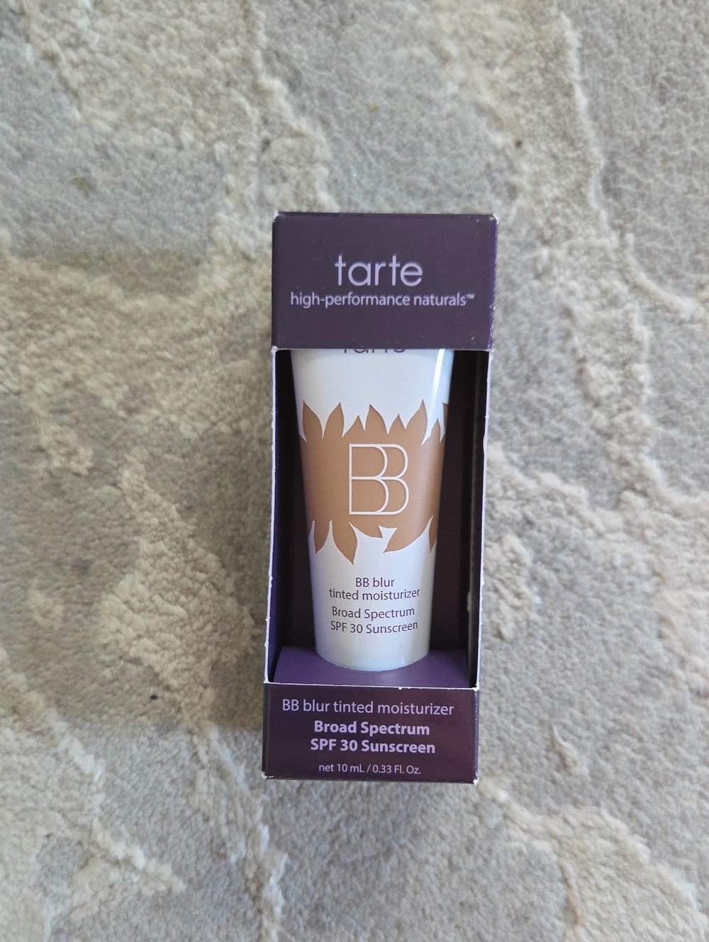 tarte BB Blur Tinted Moisturizer in Beige with Purple Box